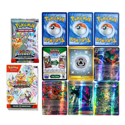 Pokémon Card v10 Booster bundle Destined Rivals Prismatic Evolutions Scarlet Violet 151 English ME01 Booster Cards Toy Gifts