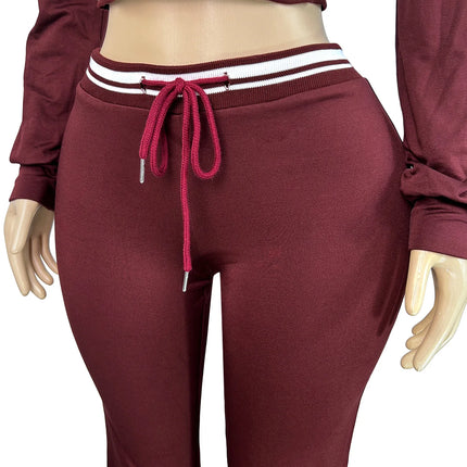 Streetwear Casual Tracksuits Set Sexy Women Two Pieces Sports Matching Set Sweet Lady Gym Pants Outfits