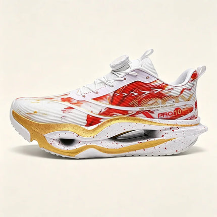 Men Propulsive Carbon Plate Racing Shoes Breathable Wide Fit Energy Return Marathon Sneakers Cushion for Women Running Trainers