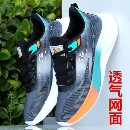 Sports shoes men's 2025 new ultra light and breathable spring/summer Korean version student casual running shoes men's shoes