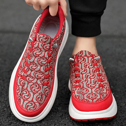 Autumn men's new fabric shoes Breathable versatile light sports shoes Outdoor non slip walking male Trendy Comfort shoe Zapatos