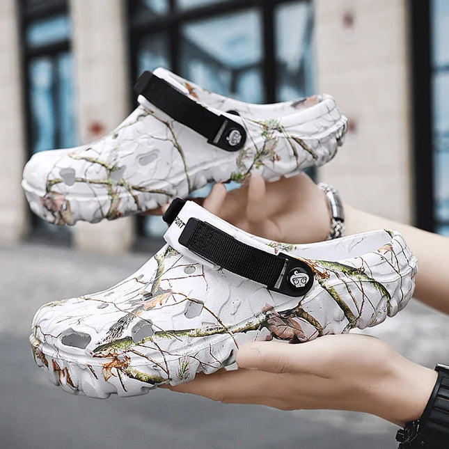 New Summer Men's Sandals New Home Garden Shoes Comfortable and Lightweight Men Slippers Non-Slip Soft - product image 2