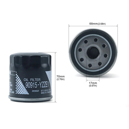 Car Fuel Filter 91058 YZZC5 Automotive Replacement Oil Filter 90915-YZZA3 YZZE1 for Toyota Avensis Estate T22 T25 Liftback