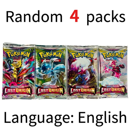 4 Pcs Pokemon Card CHAOS PISING  ASCENDED HEROES  English Booster Battle Pokemon Card Game Carte Trading Collection Cards Gift