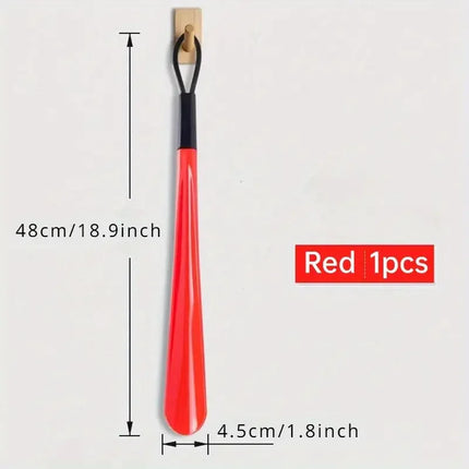 1pc Extra Long Flexible Plastic Shoe Horns Do Not Require Bending Durable Shoe Spoons For Pregnant Women Wearing - product im