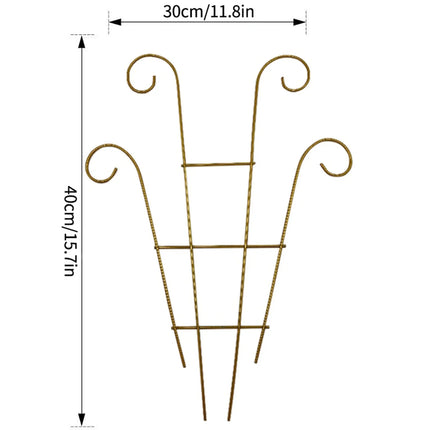 Climbing Plant Trellis Plant Support Garden Stake Stand Climbing Rack Iron Flower Trellis Frame Stand Holder Garden Decor