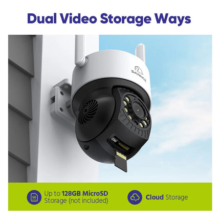 SANNCE 3MP PT Wireless Security Camera Pan & Tilt WiFi IP Cameras for SANNCE N98WHG NVR, AI Human Detection IR & Color night vision Wifi Camera