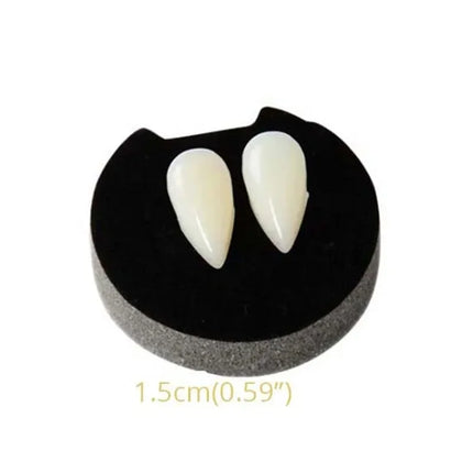 1-4Pcs Halloween Vampire Dentures Prop Halloween party Costume DIY Cosplay Props Decoration False Teeth With Dental Gum