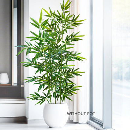 Artificial Green Bamboo Leaf Branches