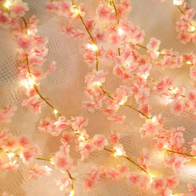 180CM Artificial Sakura Flowers Vine for Wedding Decoration Garden Arch Home Room Decor Party Bridal - product image 6