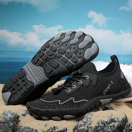 Summer Men Swimming Shoes Lightweight Quick-Drying Water Sports Shoes Yoga Diving Non-Slip Barefoot Shoes Women Swimming Shoes