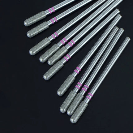 10Pcs High Quality Diamond Nail Drill Bit For Manicure Burr Cuticle Dead skin Clean Manicure Drill Tool Electric Milling Cutters