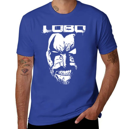 Lobo T-Shirt customs summer clothes new edition plain white t shirts men
