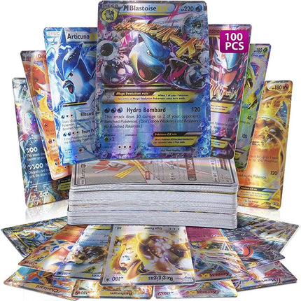 20Pcs English Pokemon Cards GX Tag Team Vmax EX Mega Shining Game Battle Carte Trading Collection Cards Toys Children Gifts