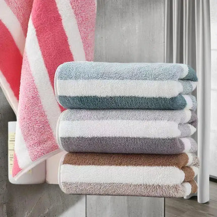 Coral Fleece Towels Thick Bath Towel Strong Water Absorption And Quick Drying Non Shedding Durable Suitable For Families Beaches