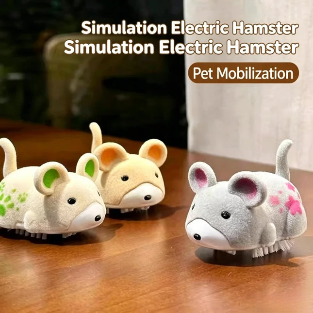 Interactive Cat Toy Electric Cat Toy Mouse Interactive Electric Hamster Cat Toy Self-Moving Obstacles - product image 2