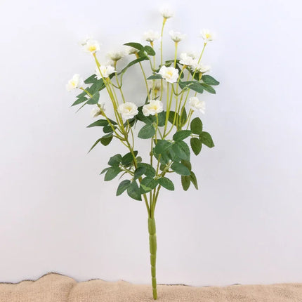 Artificial Silk Rose for Garden Decoration, Fake Bouquet, 15 Heads, Artificial Flowers, Christmas, Wedding, Home, Outdoor, 3Pcs