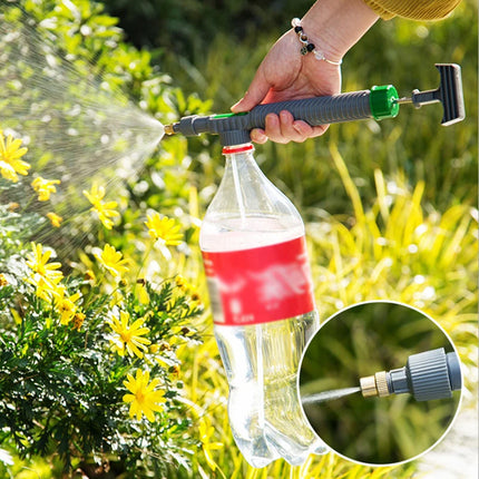 High Pressure Air Pump Manual Sprayer Adjustable Drink Bottle Spray Head Nozzle Garden Watering Tool Sprayer - product image