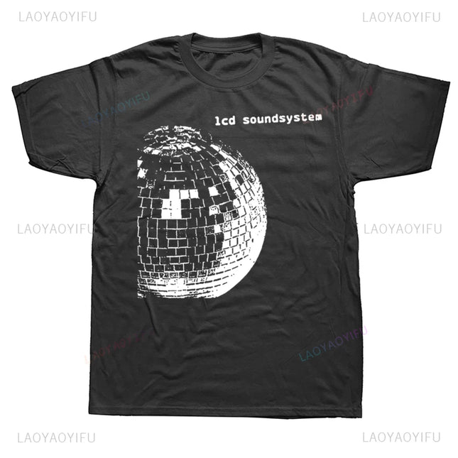12 LCD Soundsystem Logo T-Shirts Herren Damen Hochwertige Baumwolle Humor Streetwear T-Shirt Kurzarm Unisex Locker Kleidung