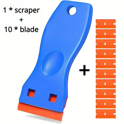 1Set Car Sticker Remover Multipurpose Plastic Small Paint Automotive Film Applying Tool Household Glass Cleaning - product im