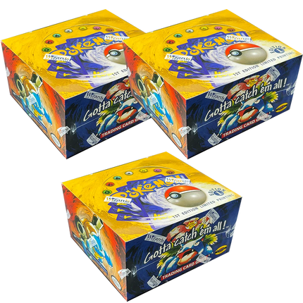 PKM Base Set Booster Box 1999 1st Edition Proxy Game Cards Packs WOTC Sealed Blue Wing Charizard Blastoise Venusaur Packs Toys