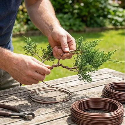 5/20M Bonsai Training Wire Set for Garden Plant Support Aluminum Wire DIY Bonsai Craft Climbing Vine Tree Shaping Gardening Tool