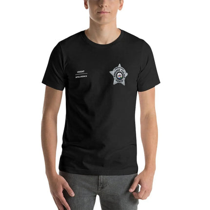 Chicago Pd Sergeant Hank Voight Intelligence Badge Vestt T-Shirt blanks mens funny t shirts