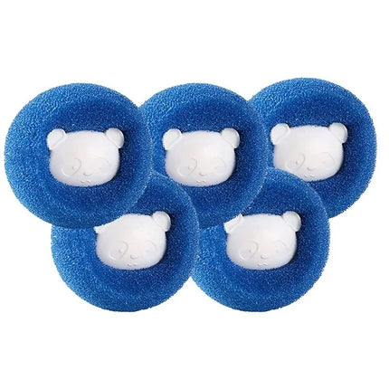 1-5pcs Pet Hair Remover Reusable Ball Laundry Washing Machine Filter Wool Sticker Cat Hair Remover Pet Fur Lint - product ima