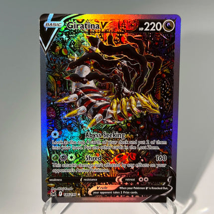 Lost Origin PKM Cards PTCG6-D GX Rainbow Giratina V Aerodactyl Pikachu Rare Collection Battle Toys Gifts for Hobbies