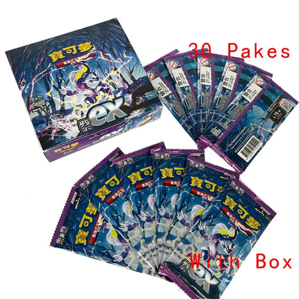 150PCS/set Pokemon Card Sun&Moon PTCG Cards Traditional Chinese Version Booster Energy Cards Rare Collection Cards Toys gifts