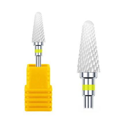 1Pcs Ceramic Nail Drill Bits Flame Cutters for Manicure Electric Pedicure Nail Bits Gel Polish Remover Files Bur Nail Accessorie