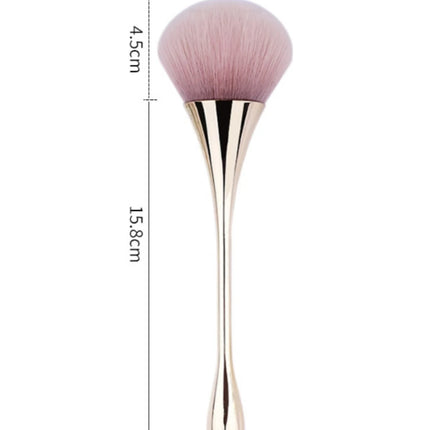 Xiaomanyao Loose Powder Brush, Fluffy Soft-Bristled Blush Brush, Setting Powder Beauty Tool
