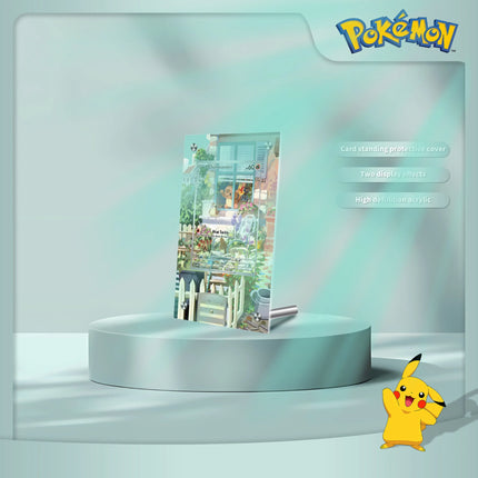 Pokemon Card Brick Photo Frame Van Gogh Museum Pikachu Charizard Acrylic Card Brick Photo Frame PTCG Gift Toy Not Include Cards