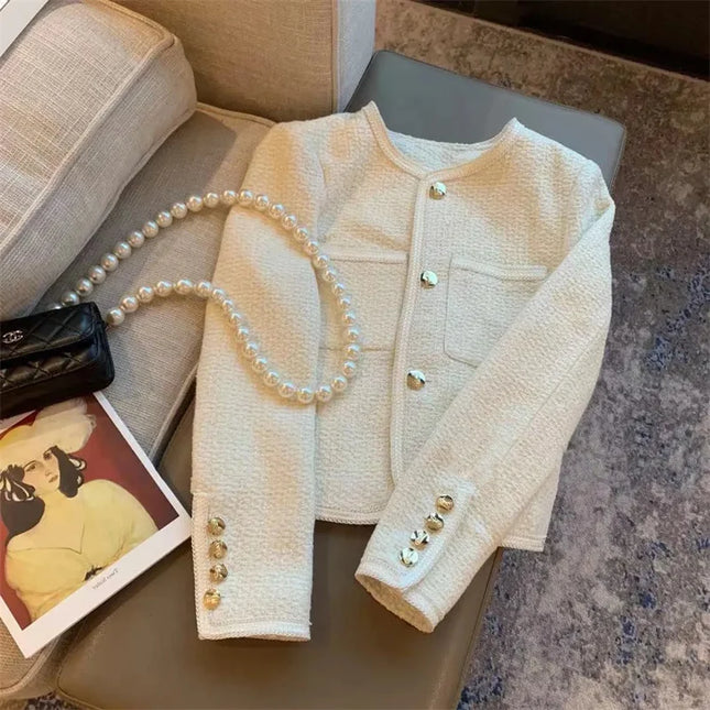 Kurze Xiaoxiangfeng-Jacke Damen Frühling Herbst 2026 Neue Jacke Temperament Oberbekleidung Damen Hochwertige Anzugsjacke Damen Outcoat