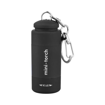 LED Micro Pocket Flashlight Portable USB Rechargeable Keychain Flashlight Waterproof Home Outdoor Hiking Camping Flashlight