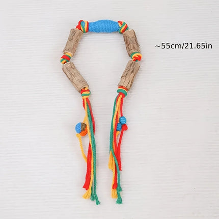 2pcsToy That Attracts Cats To Play - A Natural Cat Toy Made of Rope, Used for Chewing and Dental Care