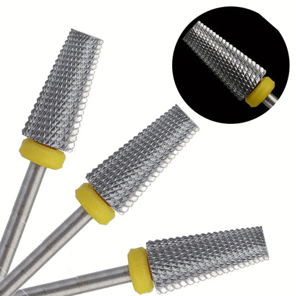 1pc Multi-Functional Hard Alloy Nail Drill Bit 3/32 Inch Shank for Quick Removal of Nail Glue No Odor