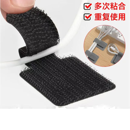 Reusable Cable Ties Fastening Wire Organizer Cord Rope Holder Self Adhesive Adjustable Cord Organizer Straps Desk Management