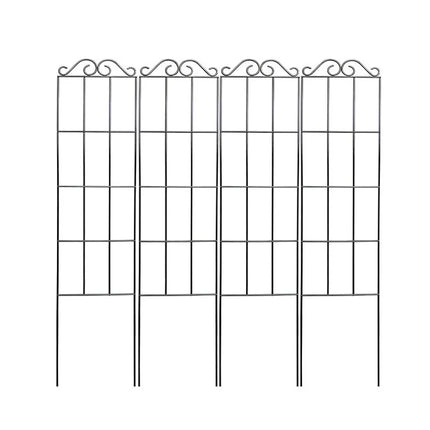Plants Support Metal Trellis Black Iron Wire Vine Plants Trellis for Garden Enthusiasts Lovers