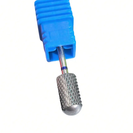 NotNoot Safety Nail Drill Bit, 3/32'' Smooth Round Top Large Barrel Carbide Bits, Suitable for Manicure Pedicure Cuticle Gel Pol