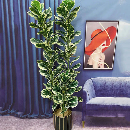 Artificial Tropical Ficus Branch