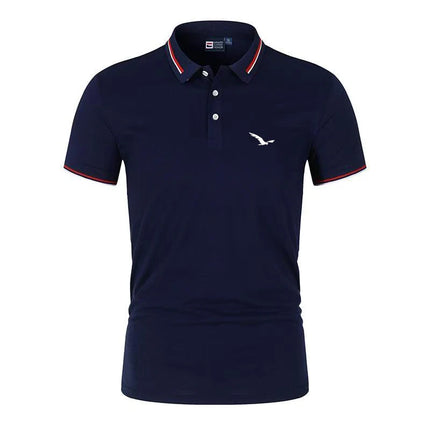 Quick Dry Men's Sports Polo Shirt Golf wear Summer Gym Fitness Training Clothing Comfortable Breathable Shirts