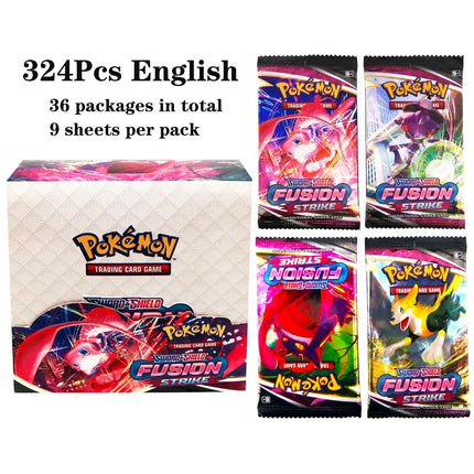324Pcs Pokemon Cards TCG: Sun & Moon XY Evolutions Booster Box  Collectible Trading Pokemon Card Board Game Prismatic Surging