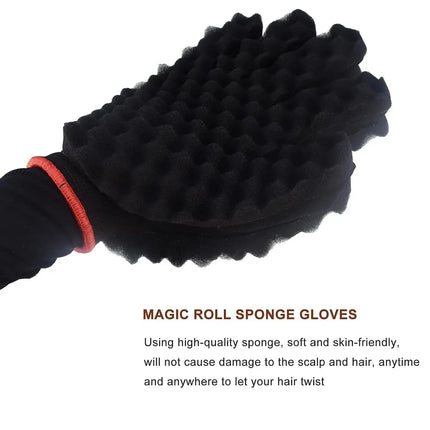 Magic Twisted Hairstyle Sponge Set, Male and Female Curling Combs, African Curling Combs, Styling Tools