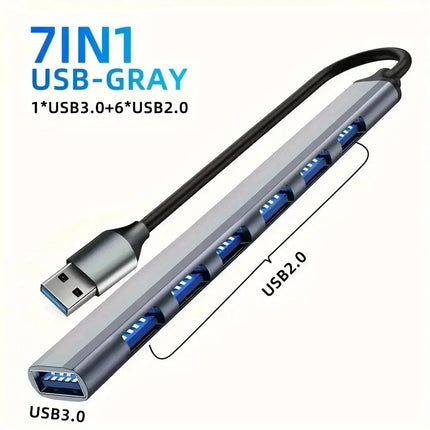 USB-C Hub 8In1 7in2 7in1 USB-C 3.1 To 4K HDMI Adapter with RJ45 SD/TF Card Reader PD Fast Charge for MacBook - product image
