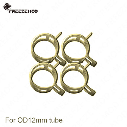4pcs/lot Soft Pipe Clamp Buckle Water Cooling Hose Tube Clamps Spring Type Flexible Tightened Anti Leak 10/12/13/16mm pipe clamp