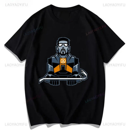 New Style Cry of Fear Half Life 2 Combine Grunge Logo Men's Unisex T-Shirt Casual Funny Gaming Clothes Polyester Printed Tees