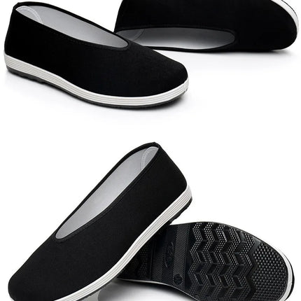 Traditional Chinese Kung Fu Cotton Shoes Tai Chi Martial Arts Training Cloth Shoes Breathable and Durable Sports Shoes