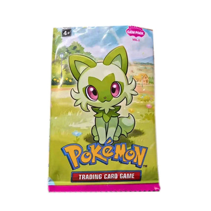 2025New GEM Pack not Original Vol.1 Pokemon Cards English version Trading PTCG Bag Box NO cbb1C Pikachu Card Available Gifts
