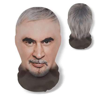 3D Full Face Mask Elastic Mesh Balaclava Headcovers Funny Cosplay Internet Celebrity Style Props for Party Holiday Dress Up